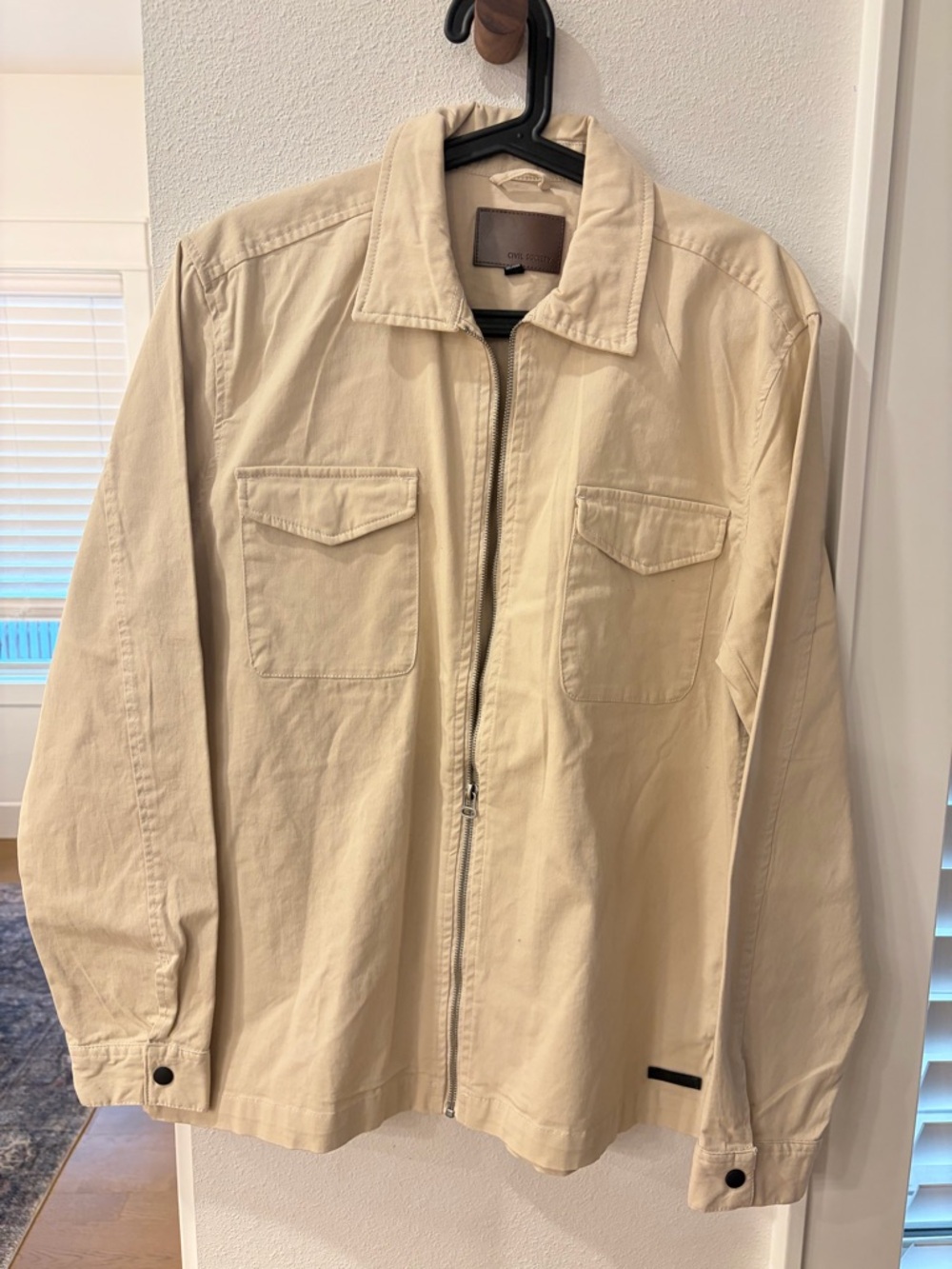 CIVIL SOCIETY Zip-Front Lightweight Utility JACKET. NWOT Men’s Jacket